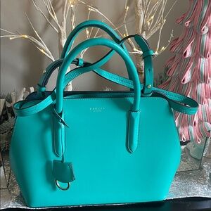 RADLEY LONDON Vibrant Aqua Satchel ♥️♥️BRAND NEW♥️♥️